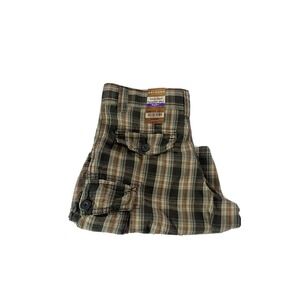 Boy's Arizona Colorful‎ & Brown Plaid Shorts Husky Size 10